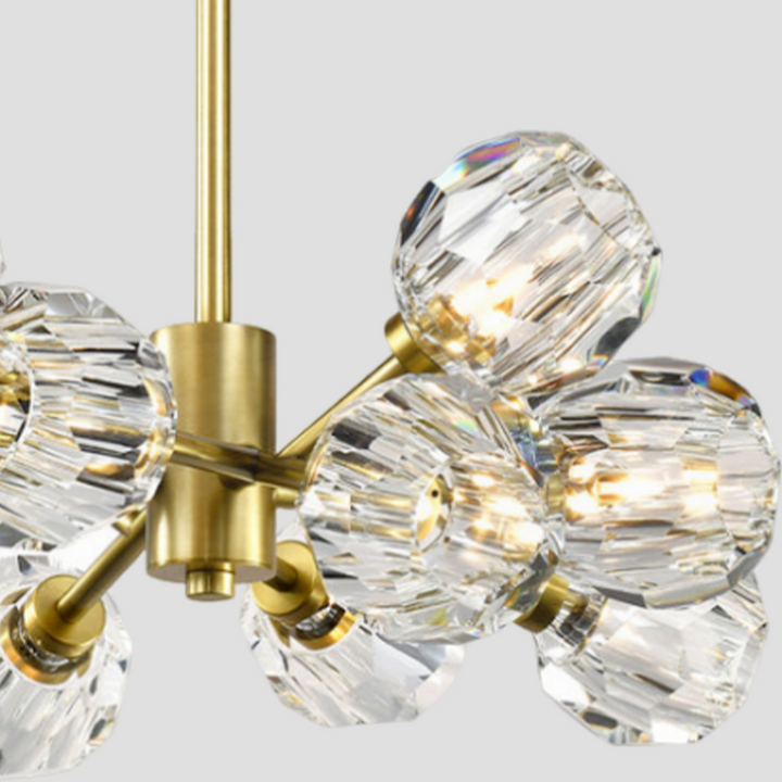 Balle Clear Crystal Chandelier
