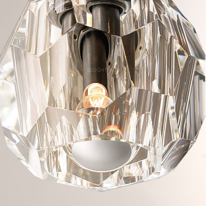 Balle Clear Crystal Petite Flushmount