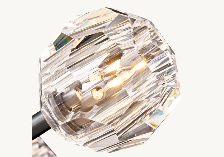 Balle Cristal Clear Crystal Flushmount 24"