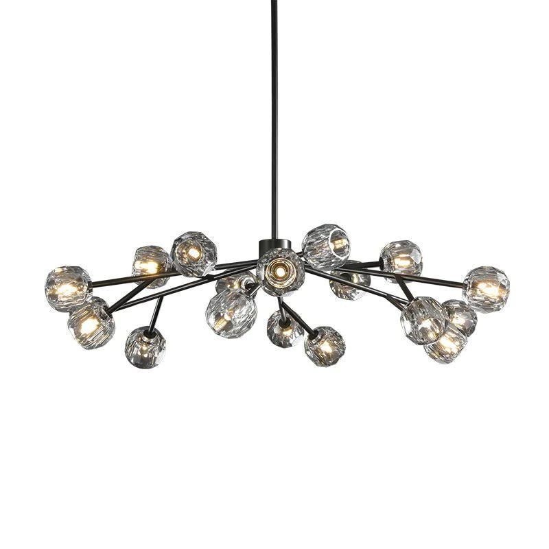 Balle Crystal Chandelier D48"