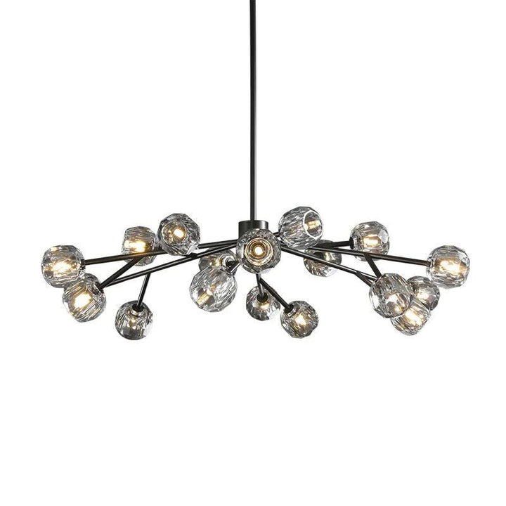 Balle Crystal Chandelier D48"