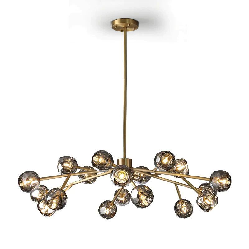 Balle Crystal Chandelier D48"