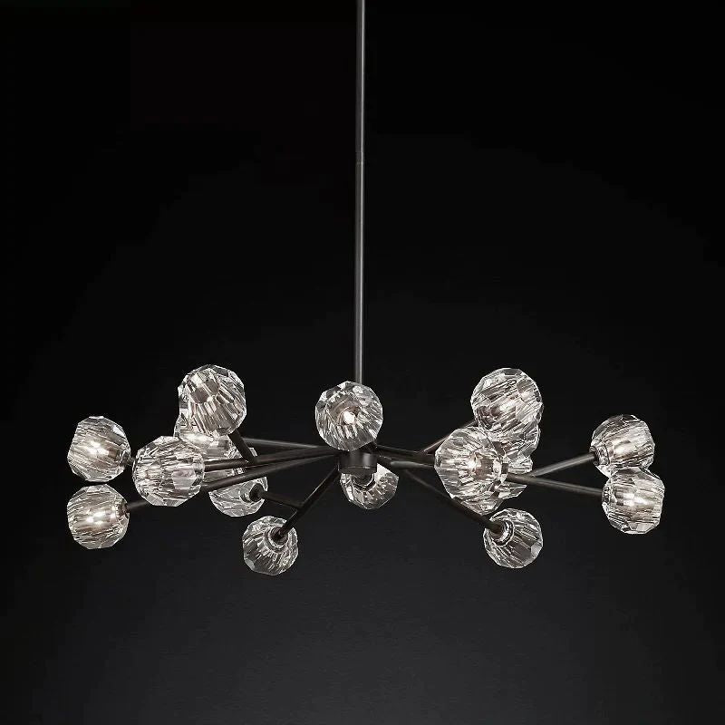 Balle Crystal Chandelier D48"