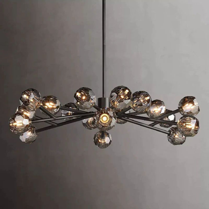 Balle Crystal Chandelier D48"