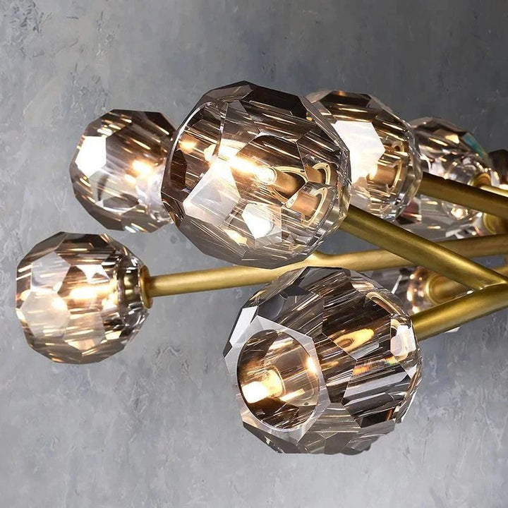 Balle Crystal Chandelier D48"