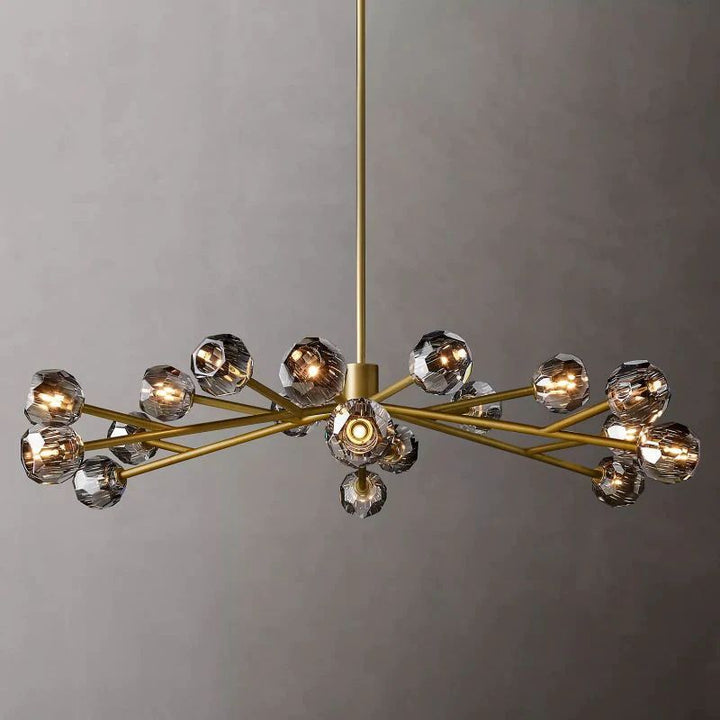 Balle Crystal Chandelier D60"