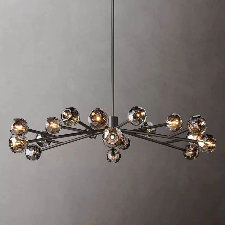 Balle Crystal Chandelier D60"