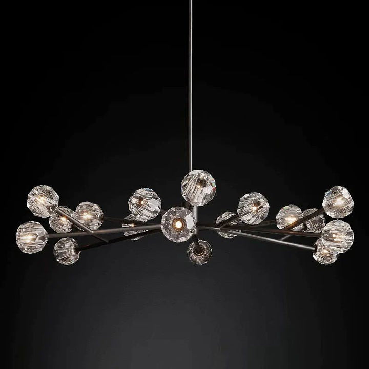 Balle Crystal Chandelier D60"