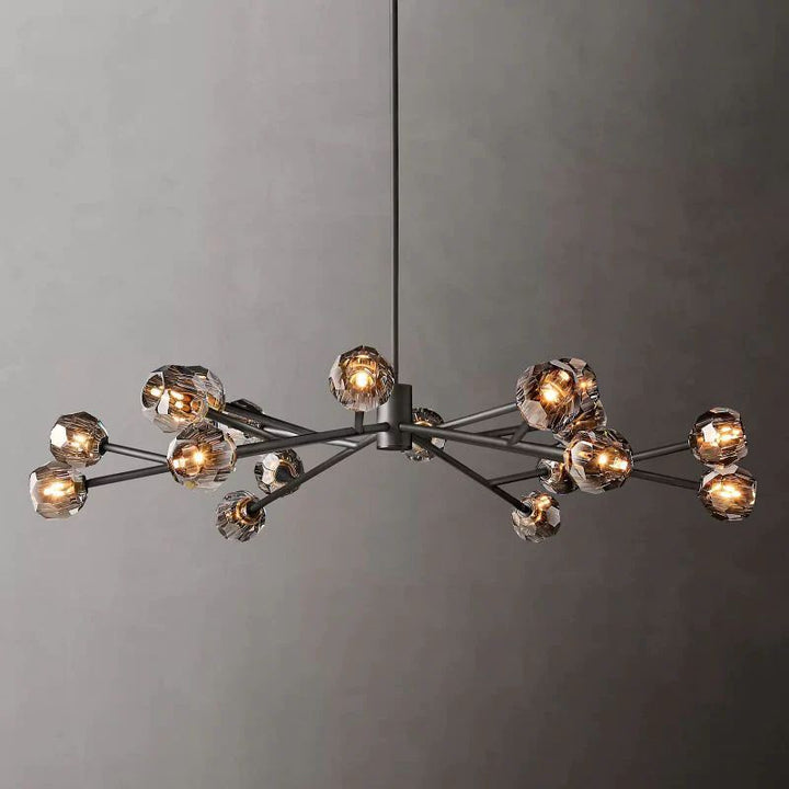 Balle Crystal Chandelier D60"