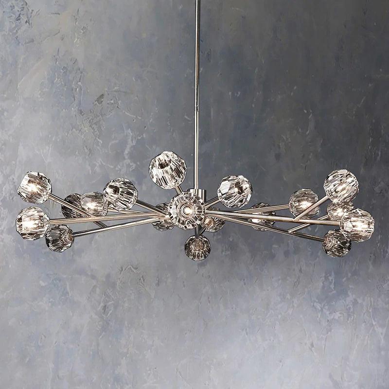 Balle Crystal Chandelier D60"
