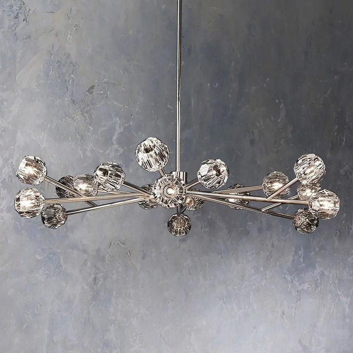 Balle Crystal Chandelier D60"
