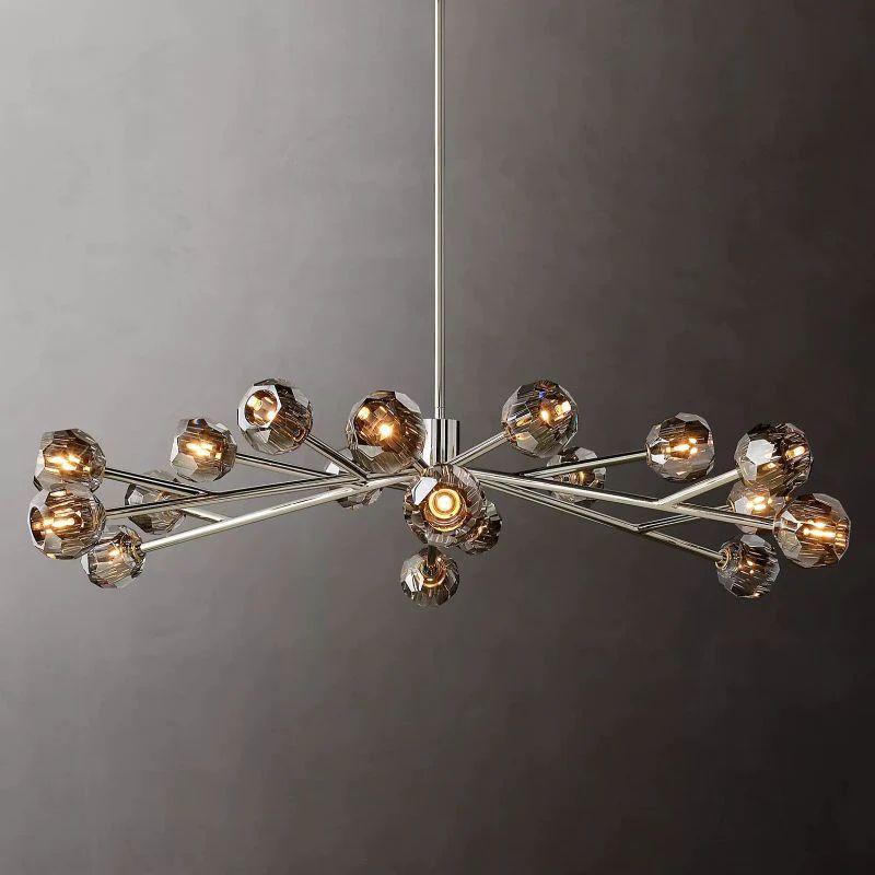 Balle Crystal Chandelier D60"