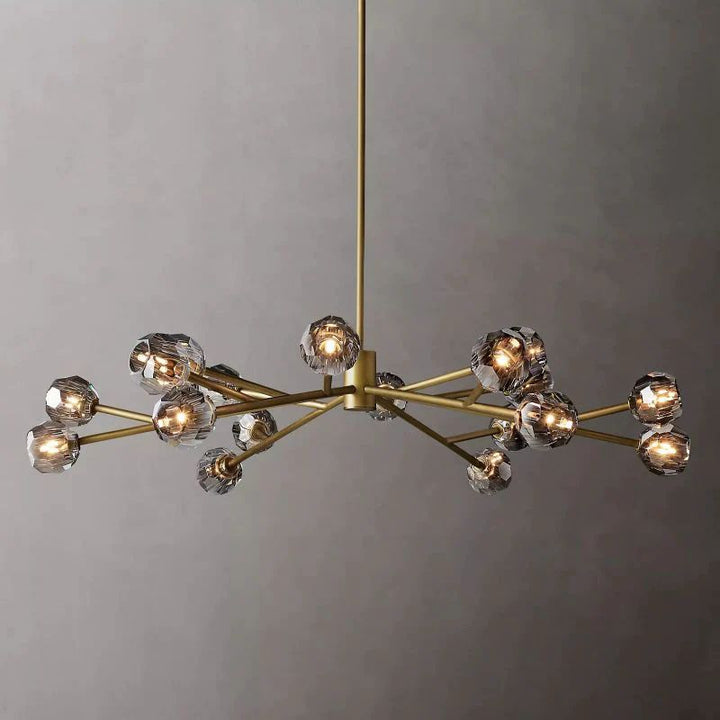 Balle Crystal Chandelier D60"