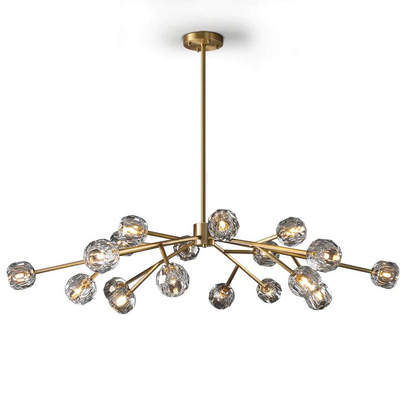 Balle Crystal Chandelier D60"