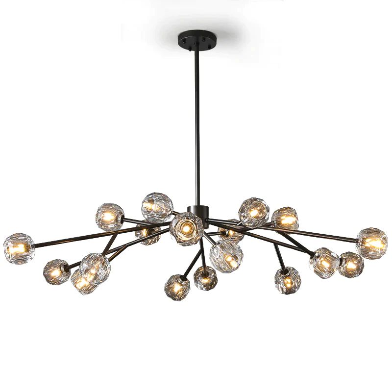 Balle Crystal Chandelier D60"