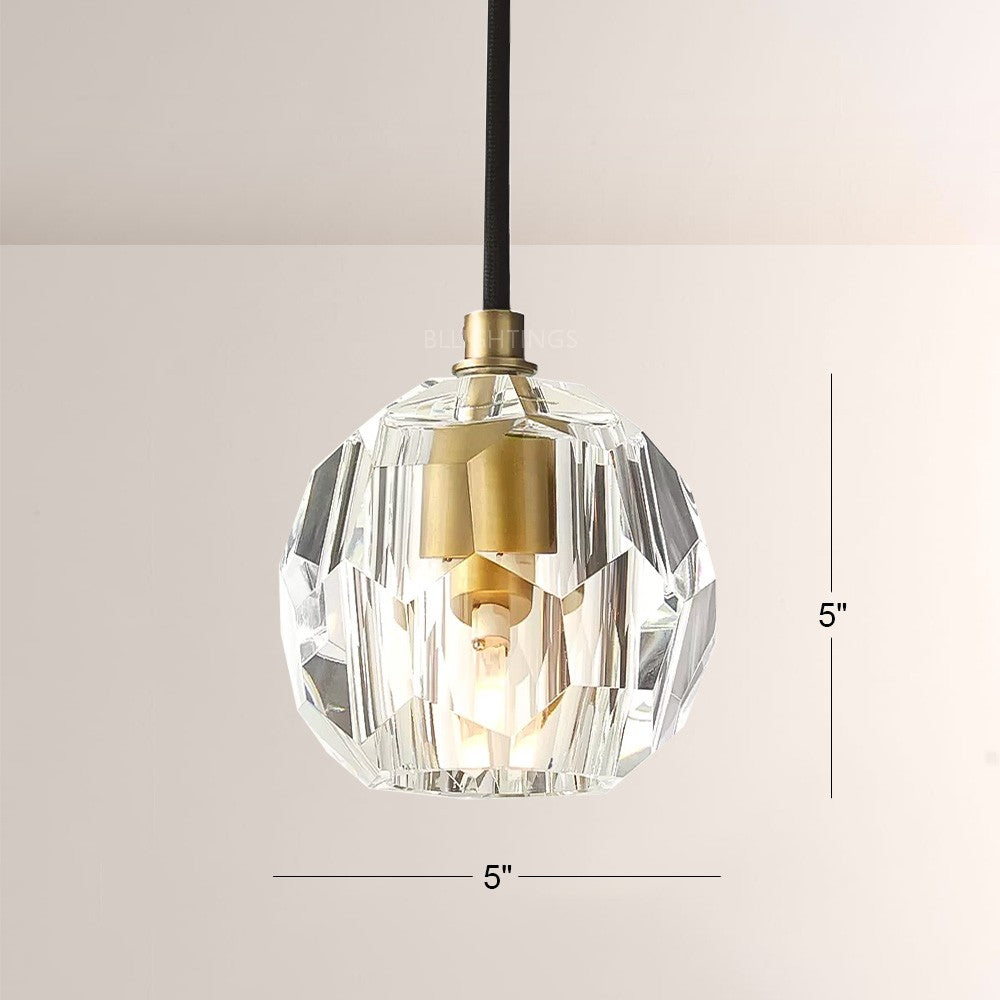 Balle Crystal Cord Island Pendant