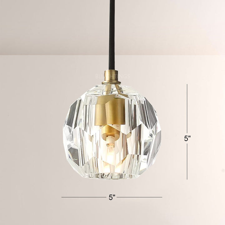 Balle Crystal Cord Island Pendant