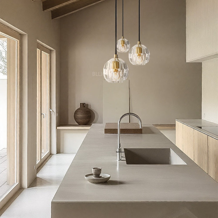 Balle Crystal Cord Island Pendant