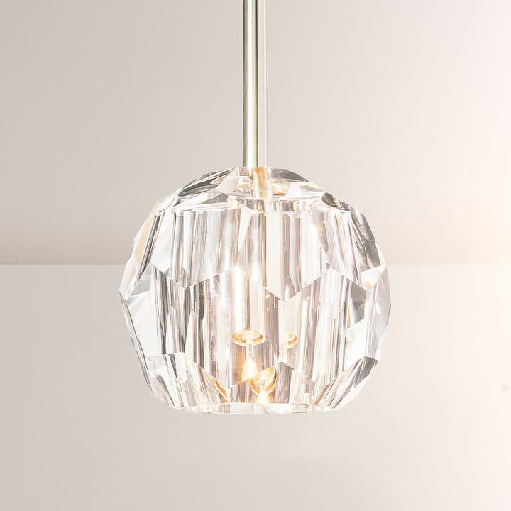 Balle Crystal Glass Rod Pendant