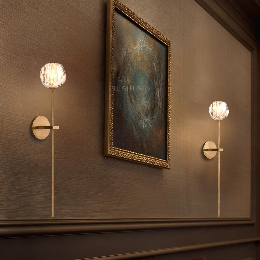 Balle Crystal Grand Wall Sconce