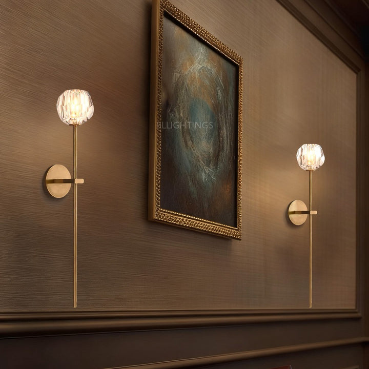 Balle Crystal Grand Wall Sconce