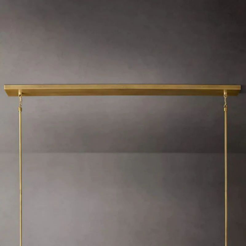 Balle Crystal Linear Chandelier 48"