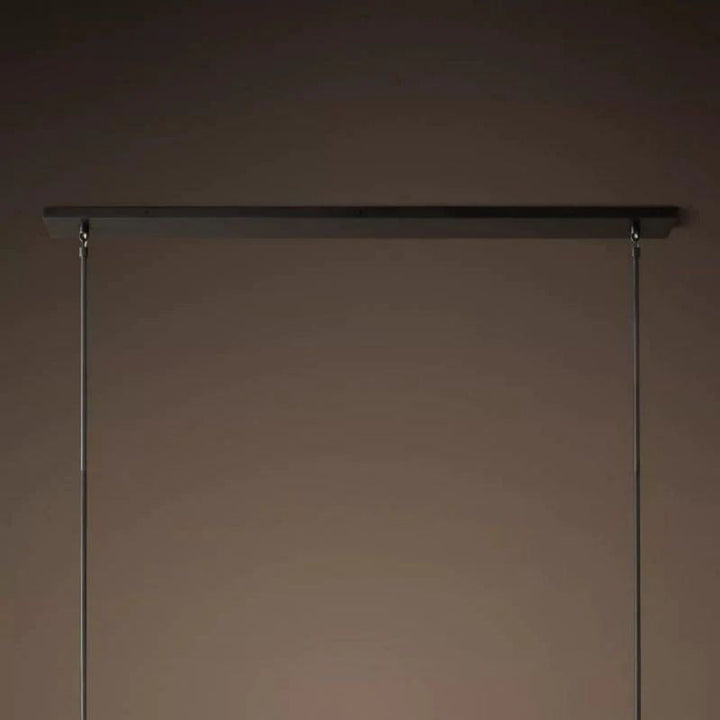 Balle Crystal Linear Chandelier 48"