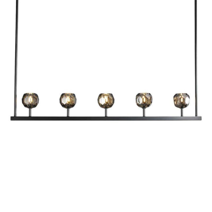Balle Crystal Linear Chandelier 48"