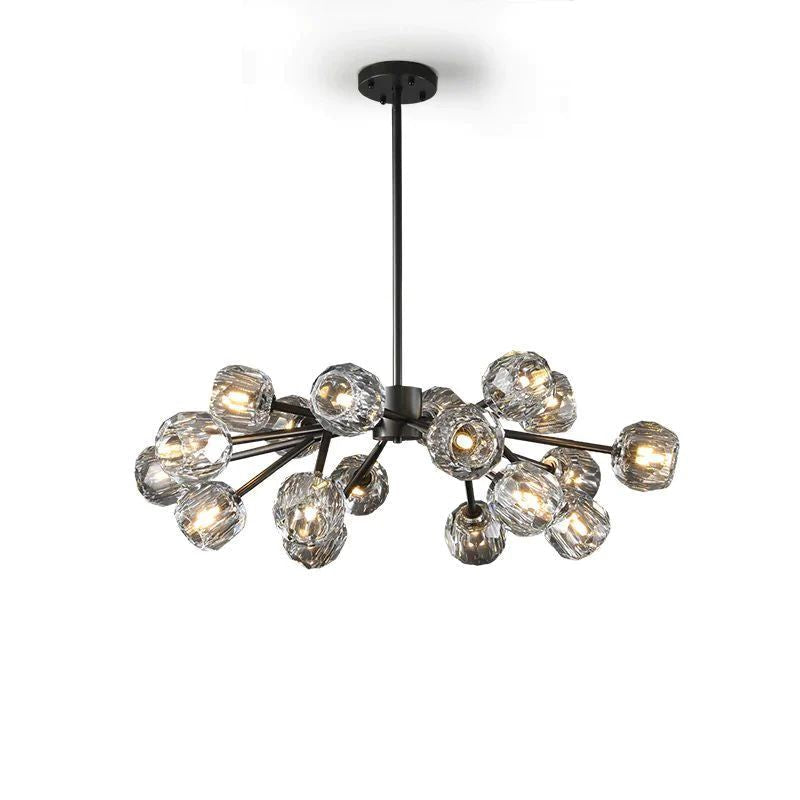 Balle Crystal Round Chandelier 36"