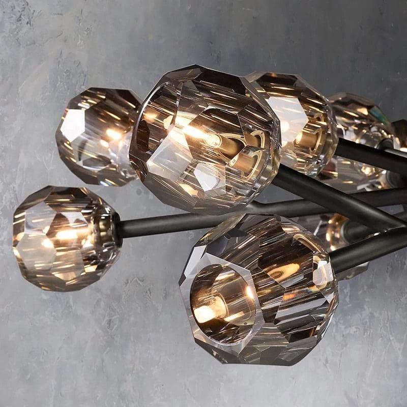 Balle Crystal Round Chandelier D72"