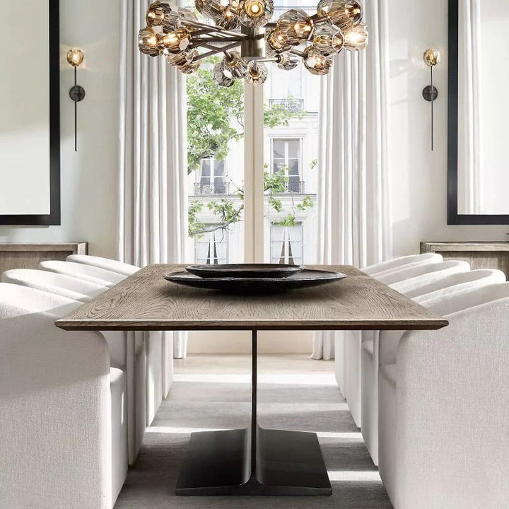 Balle Crystal Round Chandelier D72"