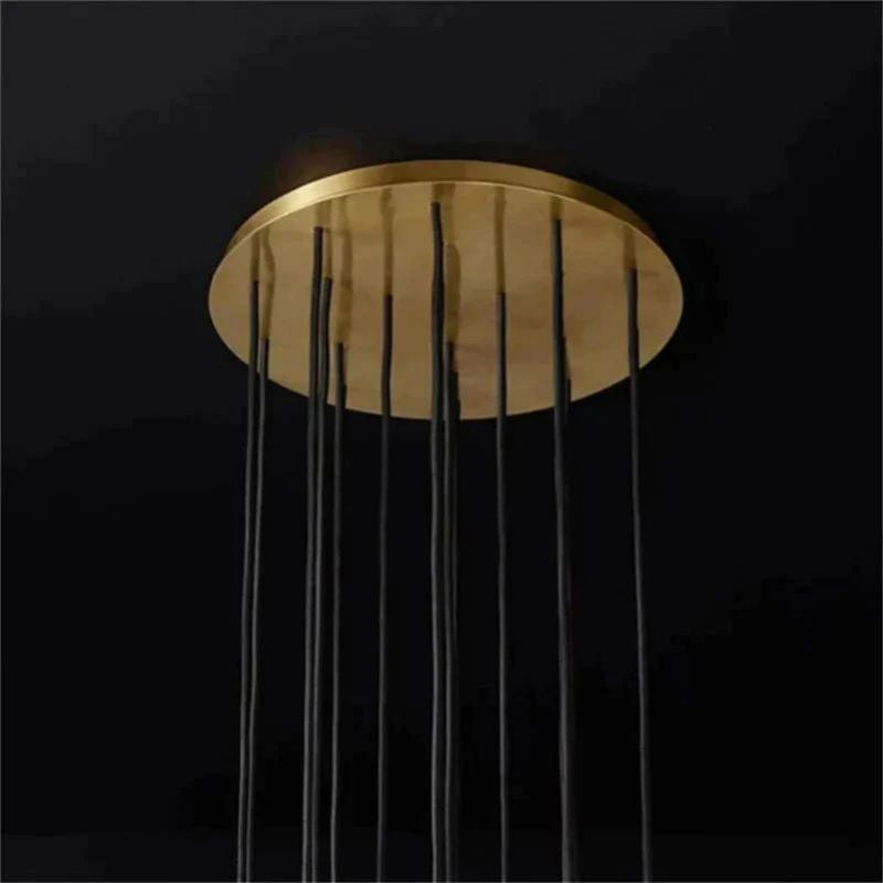 Balle Crystal Round Cluster Chandelier 14"