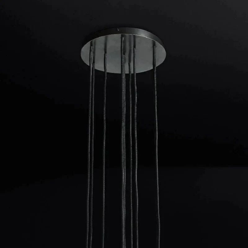 Balle Crystal Round Cluster Chandelier 14"