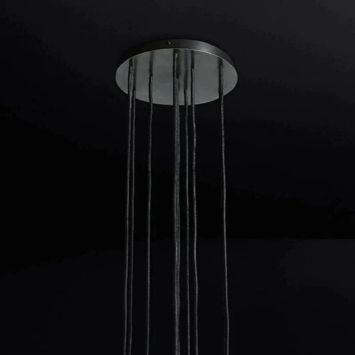 Balle Crystal Round Cluster Chandelier 14"