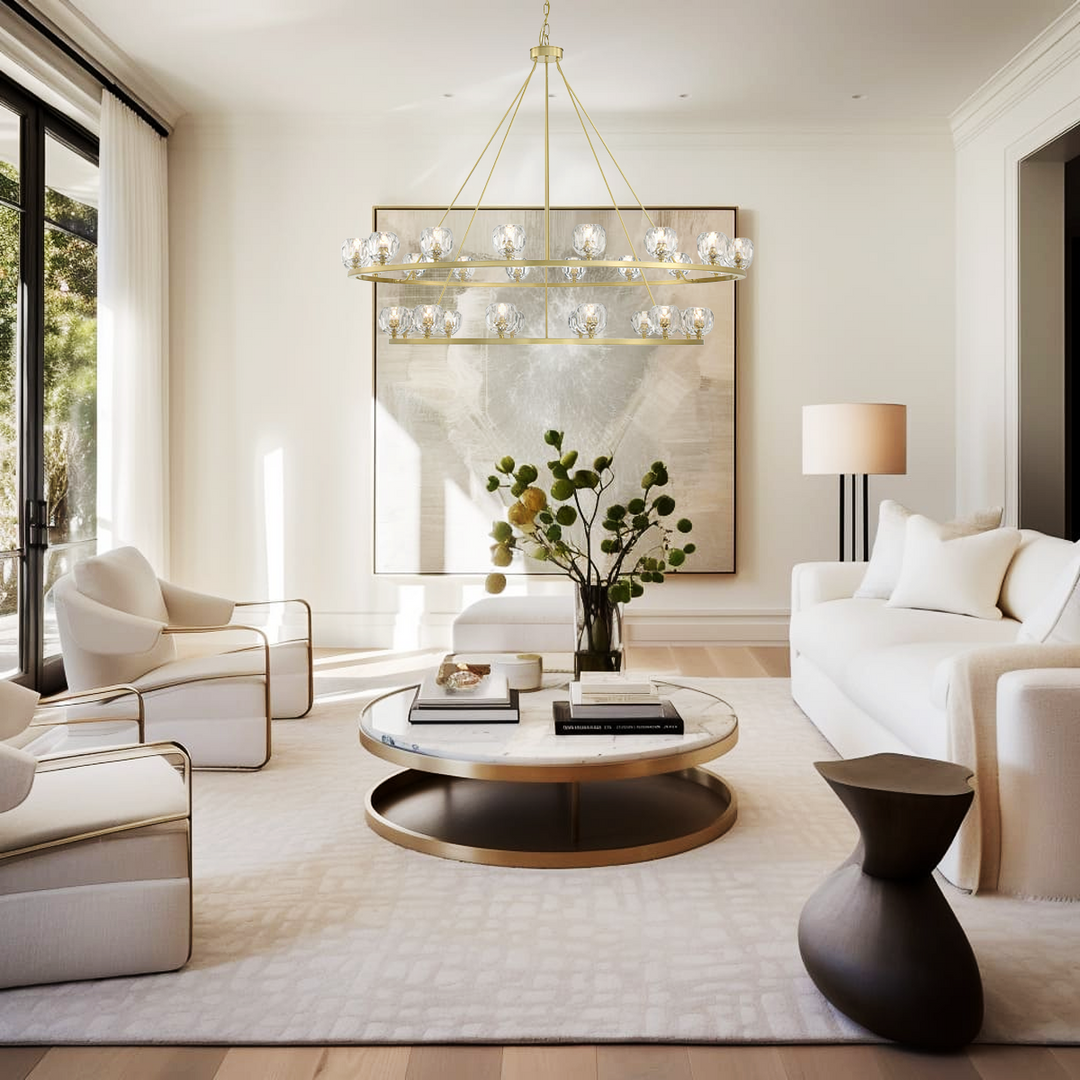 Balle Round Chandelier