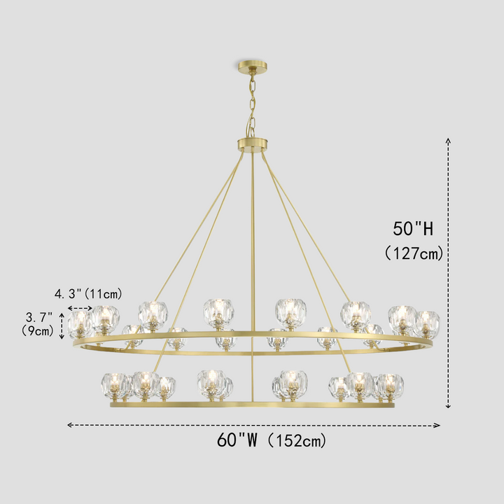 Balle Round Chandelier