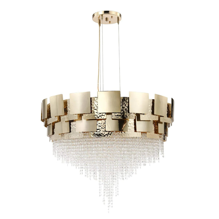 Betsy Round Crystal Bead Chandelier