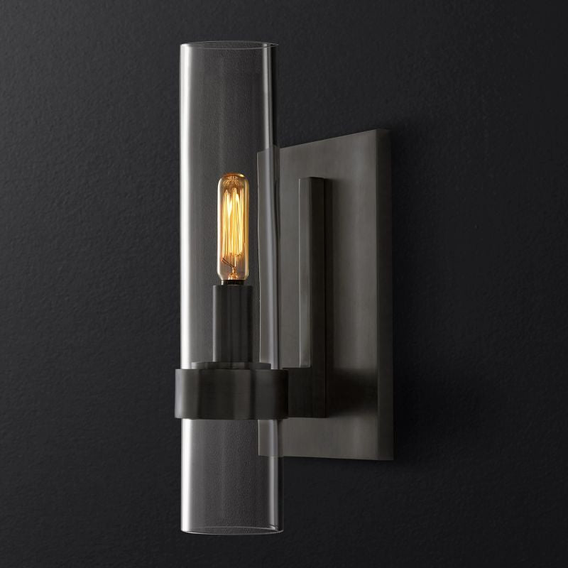 Ravella Blown Glass Bathroom Wall Sconce