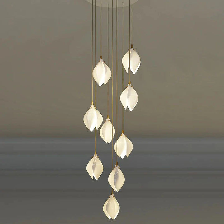 Bloom Ceramic Chandelier Light for Living Room
