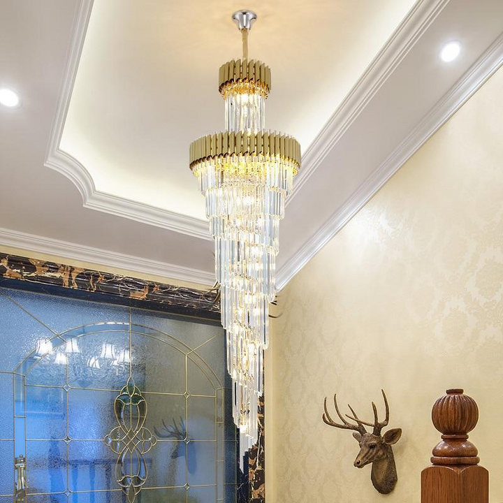 Bourbons Multi-layer Crystal Chandelier