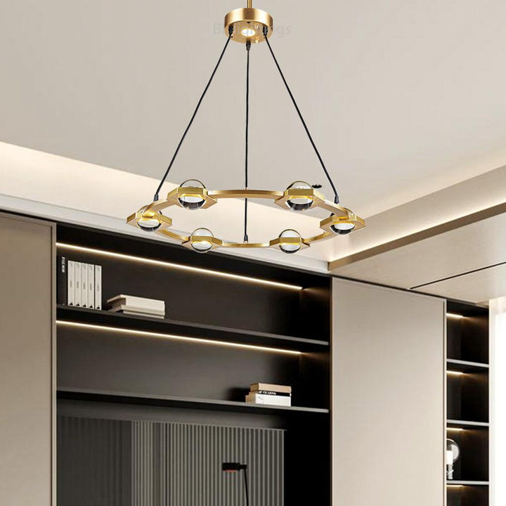 Braelynn Round Chandelier 36"