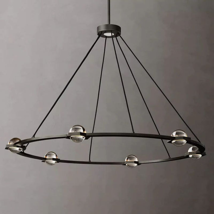 Braelynn Round Chandelier 48" For Living Room