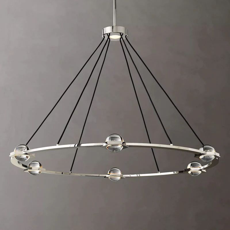 Braelynn Round Chandelier 48" For Living Room