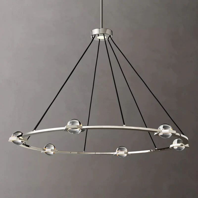 Braelynn Round Chandelier 48" For Living Room