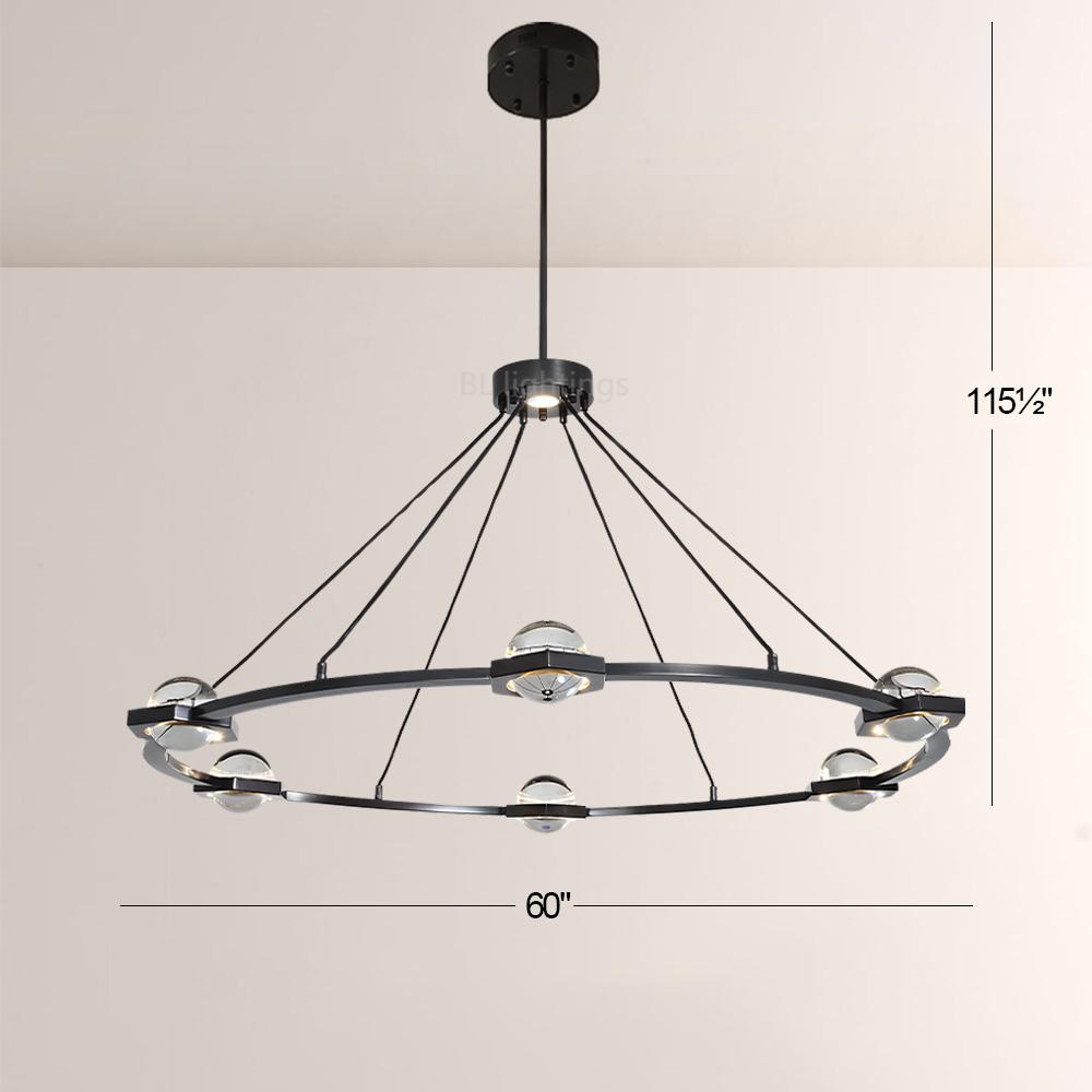 Braelynn Round Chandelier 60"
