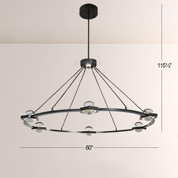 Braelynn Round Chandelier 60"