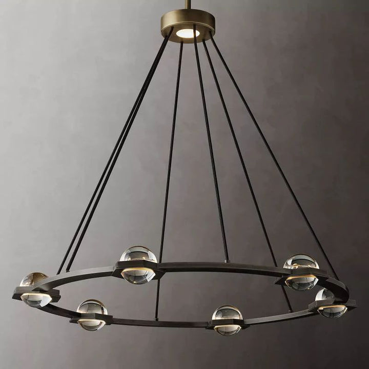 Braelynn Round Living Room Chandelier 36"