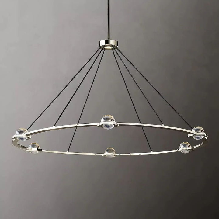 Braelynn Round Living Room Chandelier 60"