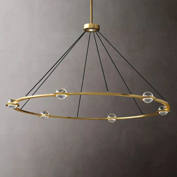 Braelynn Round Living Room Chandelier 60"