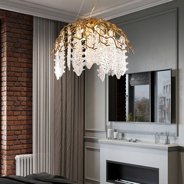 Branch Aqua Dome Chandelier
